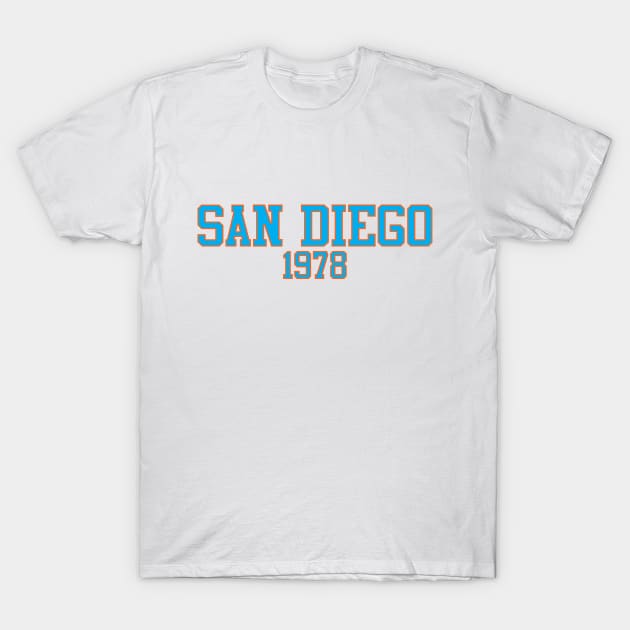 San Diego 1978 T-Shirt by GloopTrekker